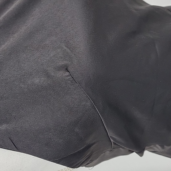 Boohoo Black Strappy Back One Shoulder Midi Dress Size 8 - Picture 10 of 17